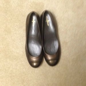 Cole Haan Bronze wedged Loafers